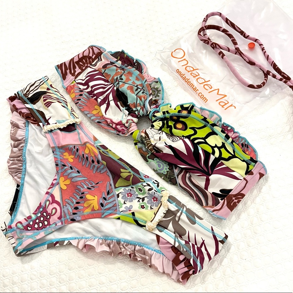 OndadeMar Multicolor Floral Bikini